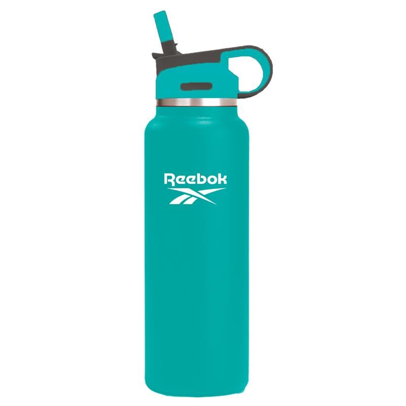 Amazon.com: Reebok Stainless Steel Water Bottle With Straw